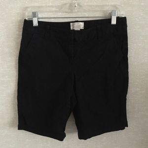 J.Crew Black Bermuda Shorts